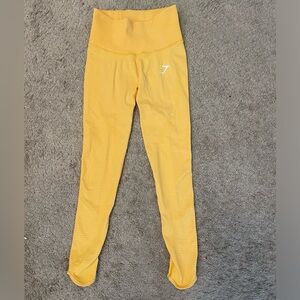 Yellow Gymshark Leggings